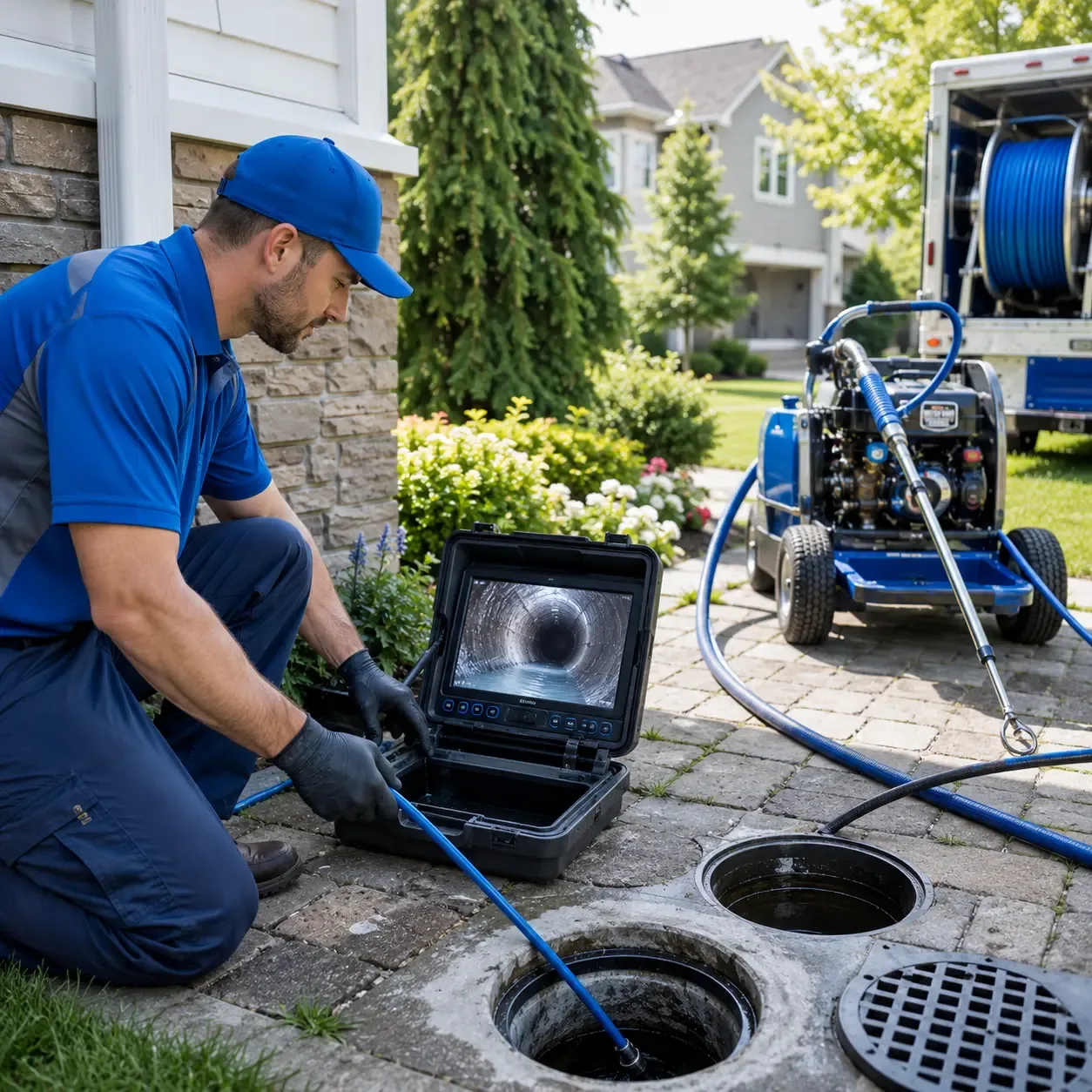 Outdoor drain cleaning professionals serving Denver, IN